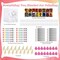16 Pack Girls Night Sip and Paint Kit - Pre Drawn Canvas with Easels (8" X 10")